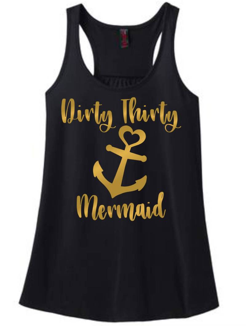 Schmutzige Dreißig Meerjungfrau Geburtstag Shirt Dreißigsten Trendy Mama Frau Racerback Tank Lustige Erwachsenen Racer Back Top Plus Größe 2 X 3 4 Schmutzige Dreißig Meerjungfrau Geburtstag Shirt Dreißigsten Trendy Mama Frau Racerback Tank Lustige Erwachsenen Racer Back Top Plus Größe 2 X 3 4 von spillthebeansetc