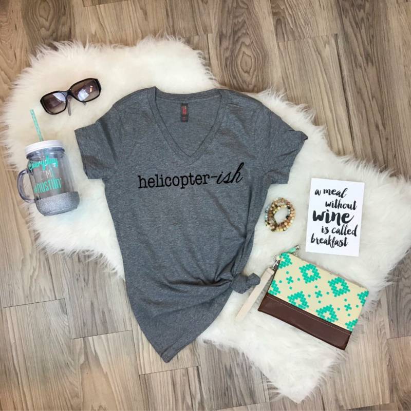 Trendige Mama T Helicopter-Ish Parenting Style T-Shirt Lustige Zhelicopter Mutter Stillen Milch Maid Meerjungfrau Shirt Frauen von spillthebeansetc