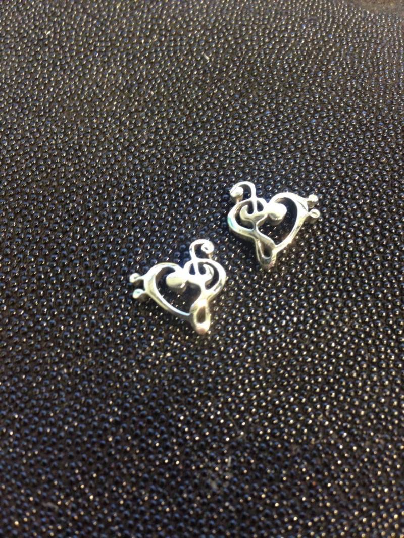 Musikherz 18Ct Diamant Ohrringe von spintea