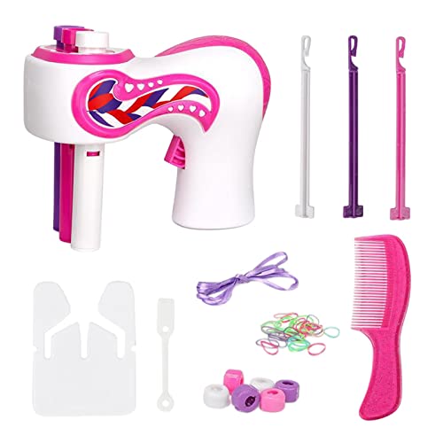 Automatische Haarflechtmaschine für Mädchen – DIY Twist Braid Tool Convenient Hair Styling Kopfschmuck Zubehör 15,5 x 15 cm von sporful