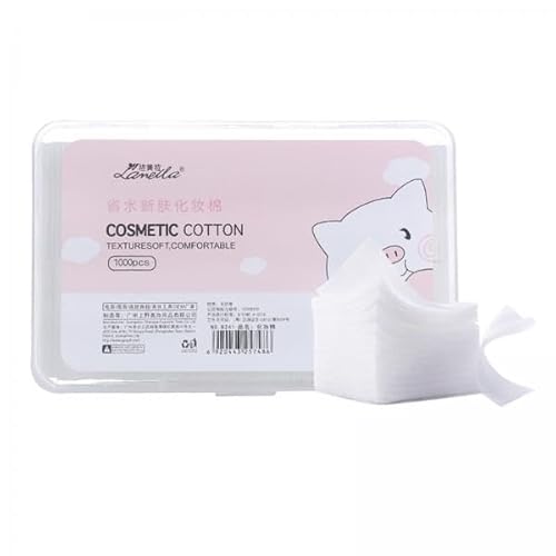 Einweg-Make-up-Entferner-Pads, Gesichtsreinigungstücher, Vliesstoff, weich, empfindlich, tragbar, 3 x 1000 Blatt Einweg-Make-up-Entferner-Pads, Gesichtsreinigungstücher, Vliesstoff, weich, empfindlich, tragbar, 3 x 1000 Blatt von sporful