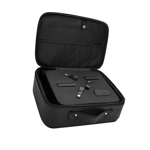 Reise-Organizer-Tasche für Friseure, PU-Leder, Hartschalenkoffer für Friseurutensilien, 35 x 24 x 12 cm, professionelles Friseurpflege-Set von sporful