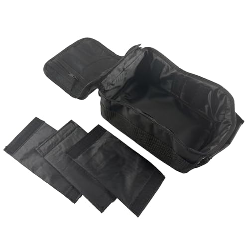 sporful Aufbewahrungstasche für Angelrollen mit Trennwänden – Handrollen-Organizer mit Griff, kompaktes und tragbares Design für Angelzubehör von sporful