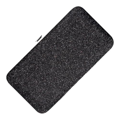 sporful Professionelle Pinzetten-Aufbewahrungstasche – Eleganter schwarzer Wimpern-Organizer für Frauen – kompakter Pinzettenhalter mit Spiegel – 15,5 x 8 cm, Mehrfarbig, modisch von sporful