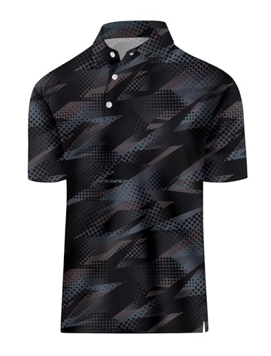 sportbull Golf-Shirts für Herren, lustiges hawaiianisches Golf-Poloshirt, Geschenke, trockene Passform, Camouflage-Poloshirt, XL sportbull Golf-Shirts für Herren, lustiges hawaiianisches Golf-Poloshirt, Geschenke, trockene Passform, Camouflage-Poloshirt, XL von sportbull