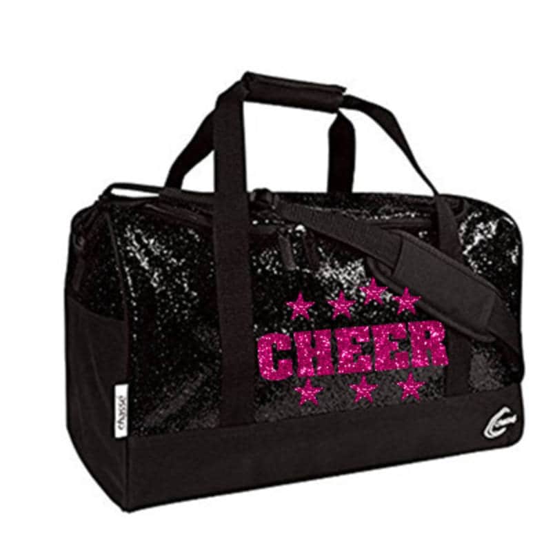 Glitzer Duffle Tasche W/Glitter Schriftzug von sportsandsoon