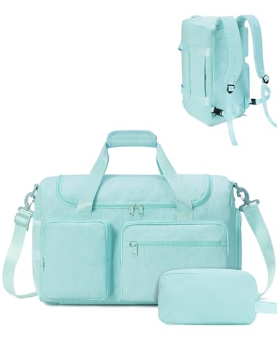 Sportsnew Reisetaschen für Damen und Herren 27L Handgepäck mit Wetbag und Kulturbeutel Wochenend-Übernachtungstasche mit Schuhfach Sporttasche Geeignet für Reisen Sport Fitness Schwimmen und Camping von sportsnew