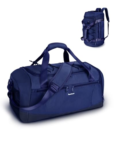 Sportsnew Sporttasche Herren 38L Fitness Rucksack mit Schuhfach & Nassfach, 3-in-1 Trainingstasche für Sport, Schwimmen, Reisen, Arbeit & Alltag Blau (Patent Angemeldet) von sportsnew
