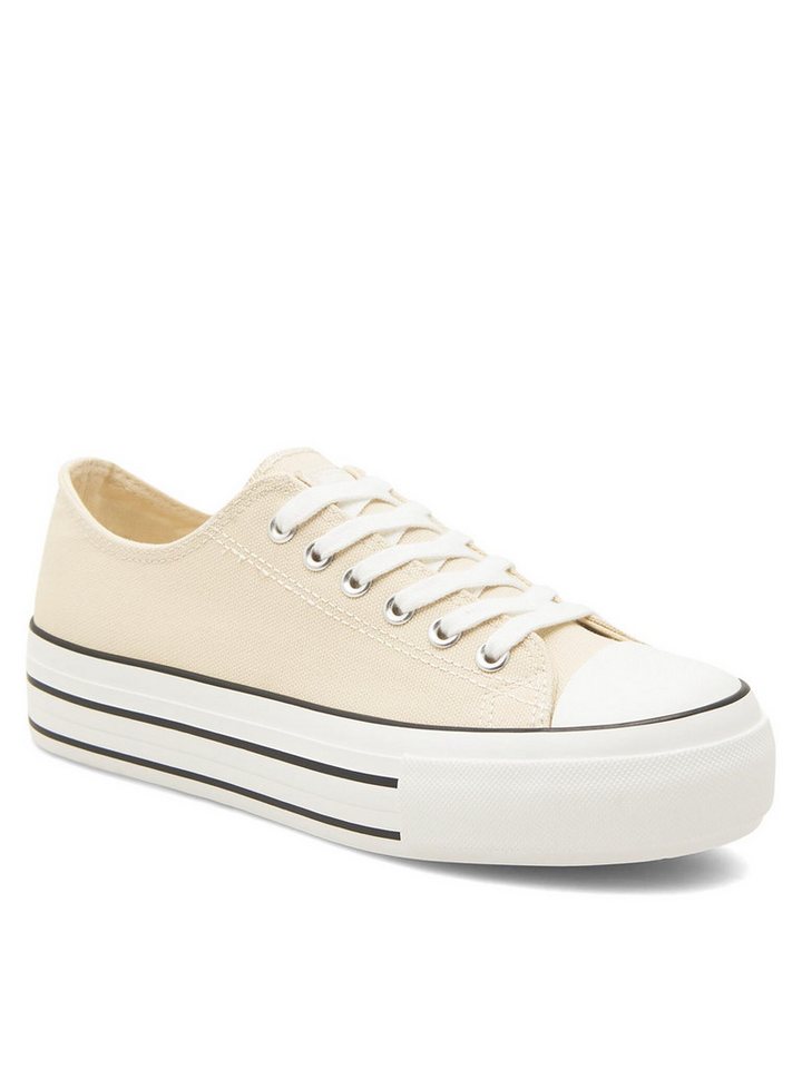 sprandi Sprandi Sneakers aus Stoff Damen LEA-RA003 Beige Sneaker von sprandi