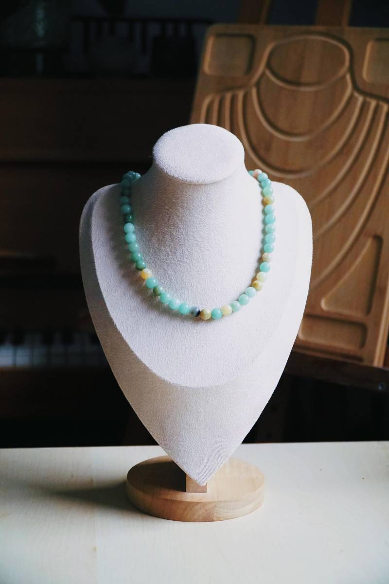 Gem, Beaded Stone Necklace, Non Tarnish Jewelry, Stainless Steel Minimalist Edelstahl Schmuck , High Quality Jewelry Gem, Beaded Stone Necklace, Non Tarnish Jewelry, Stainless Steel Minimalist Edelstahl Schmuck , High Quality Jewelry von spyfathmdj