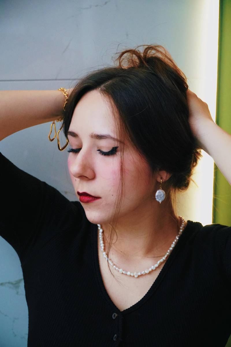 Suwi, Pearl Earrings, Non Tarnish Jewelry, Stainless Steel Minimalist Edelstahl Schmuck , Jewelry Suwi, Pearl Earrings, Non Tarnish Jewelry, Stainless Steel Minimalist Edelstahl Schmuck , Jewelry von spyfathmdj