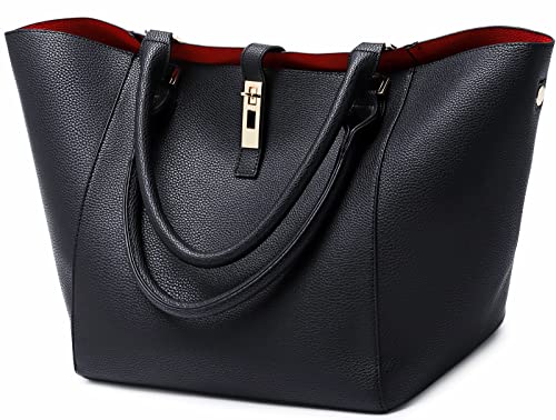 sqlp Taschen Damen Leder Groß Shopper Gross Henkeltaschen Tasche Student Schultasche Arbeit Handtaschen von sqlp