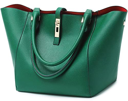 sqlp Shopper Tasche Damen Groß Leder Handtasche for Women Gross Henkeltaschen Big Bag Arbeit Handtaschen für Damen Schultertaschen von sqlp