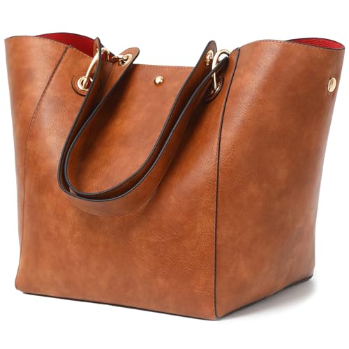 sqlp Taschen Damen Leder Groß Shopper Gross Henkeltaschen Tasche Student Schultasche Arbeit Handtaschen von sqlp
