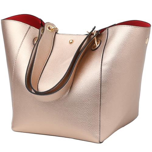 sqlp Taschen Damen Leder Groß Shopper Gross Henkeltaschen Tasche Student Schultasche Arbeit Handtaschen von sqlp