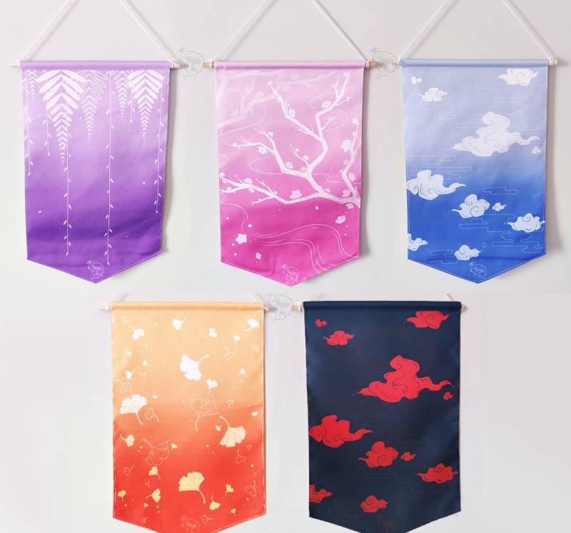 Traditionell Trifft Minimal | Pin-Banner Hard Enamel Pin Display von squibblefu