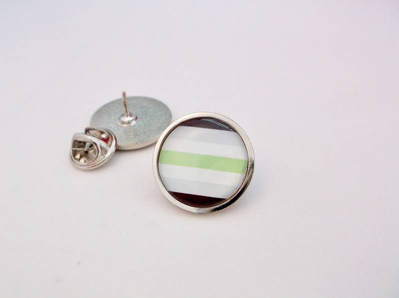 Agender Pride Flagge Lgbt Bewegung Gay Genderfree Genderless Lgbtq Regenbogen Anstecknadel Abzeichen Krawattennadel von srmerchandise