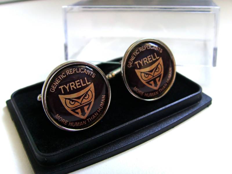 Blade Runner Tyrell Corporation , Rep Tekt Silhouette Manschettenknöpfe von srmerchandise