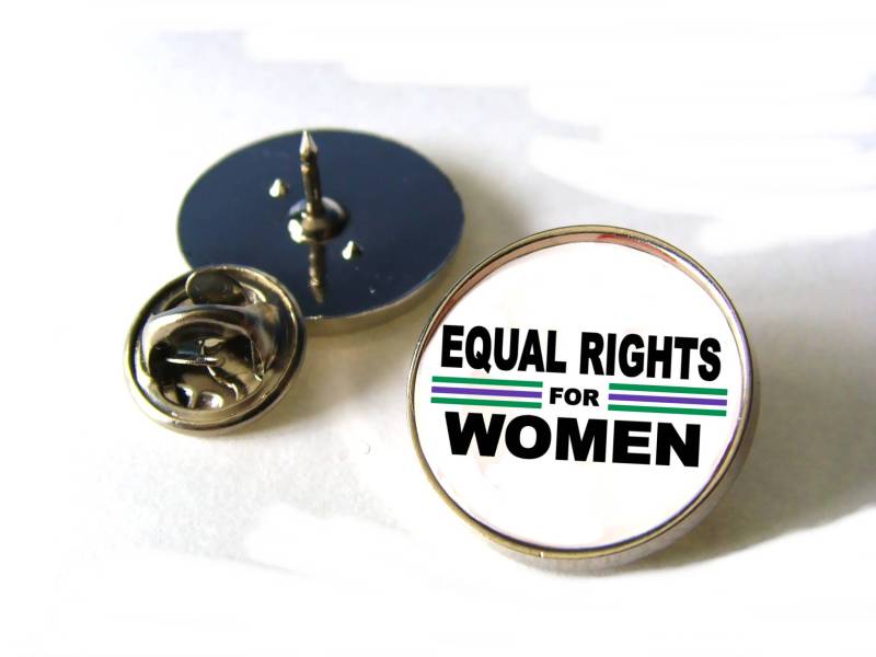 Gleiche Rechte Für Frauen Feminismus Suffragetten Stil Revers Pin Abzeichen Tie Tack von srmerchandise