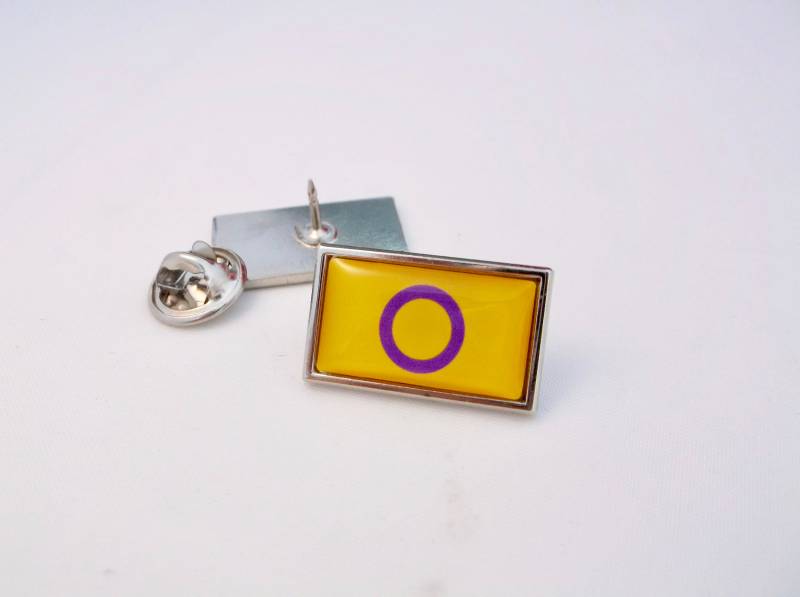 Intersex Pride Flagge Lgbt Bewegung Gay Lgbtq Regenbogen Anstecknadel Abzeichen Krawattennadel von srmerchandise