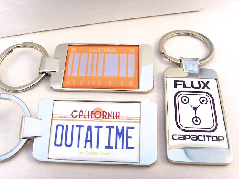 Zurück in Die Zukunft Autokennzeichen, Flussmittelkondensator, Kalifornien 2015 Schlüsselanhänger Keyfob Flaschenöffner von srmerchandise