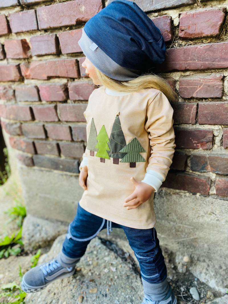 Bio Longsleeve - Jersey Basic Weihnachten Tannenbaum Mädchen Junge Kind Baby Unisex Kinderkleidung von sschleifenliebee