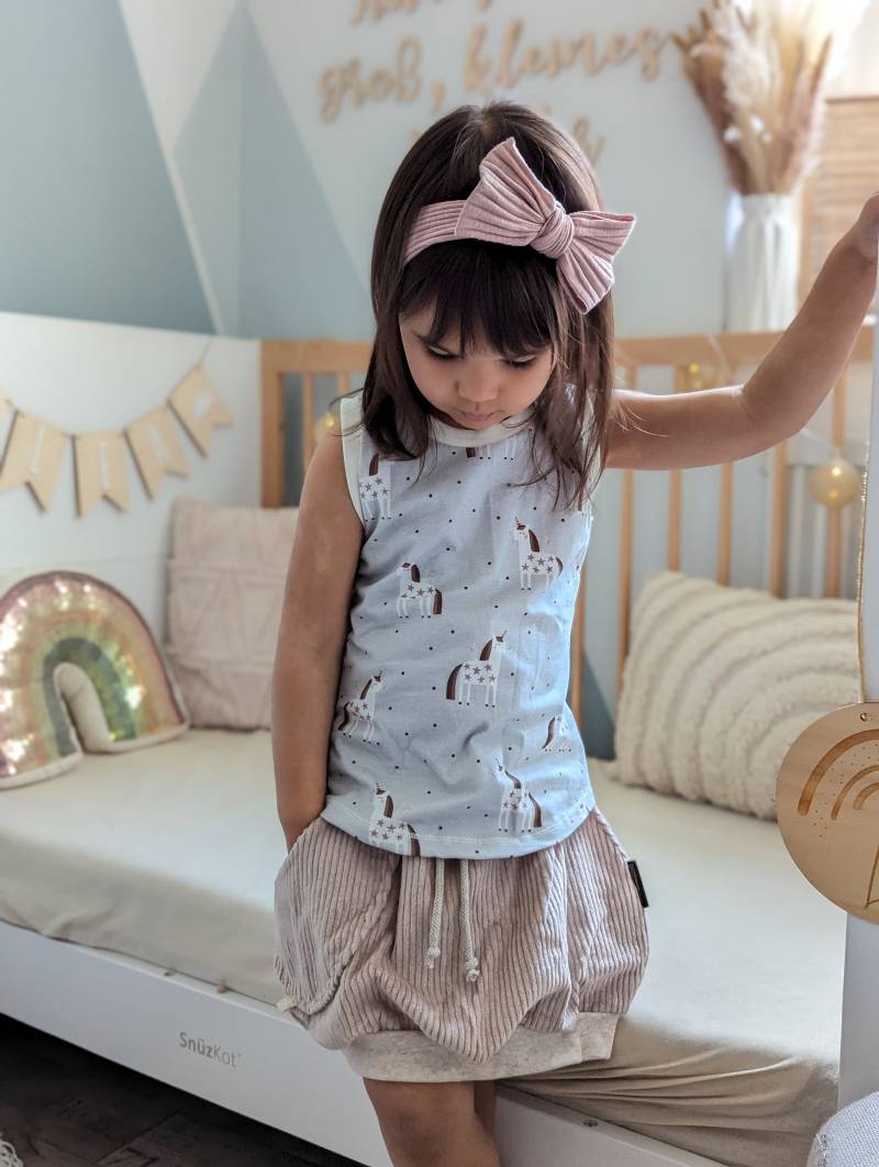 Hemdchen - Tank Top Baumwolljersey Shirt Basic Einhorn Mädchen- Kind Baby Kinderkleidung von sschleifenliebee