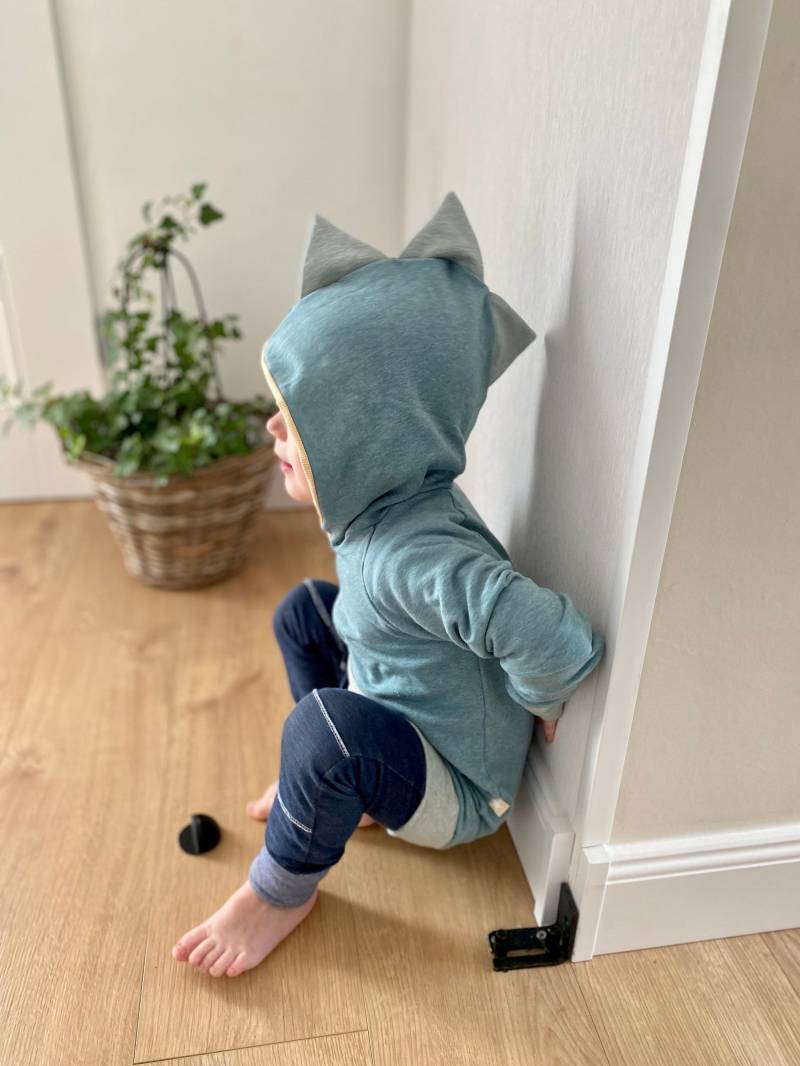 Hoodie - Longhoodie -Sommer- Oder Wintersweat Dino Drache Kind Unisex Kinderkleidung Junge Mädchen von sschleifenliebee