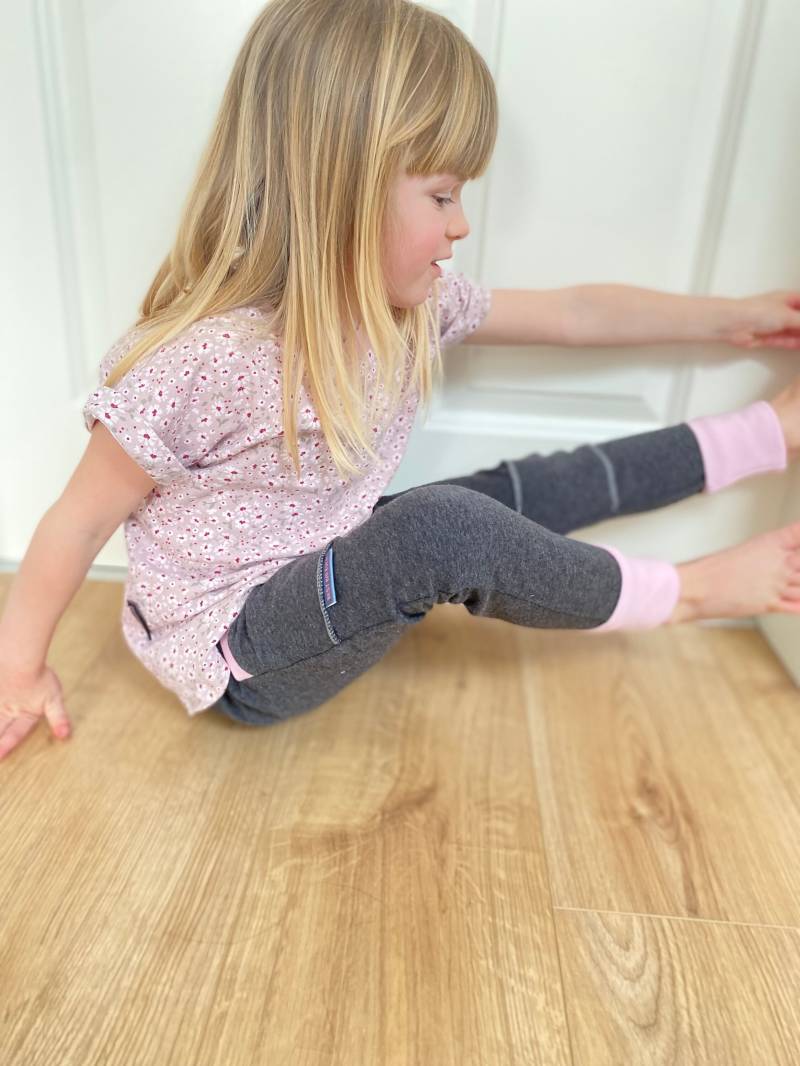 Lockeres Bio Jersey Shirt - Blumen Mädchen Kind Baby Kinderkleidung von sschleifenliebee