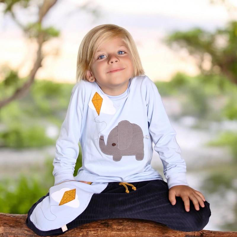 Longsleeve - Ab Größe 98 Elefant Langarmshirt Baumwolljersey Junge Mädchen Kind Baby Kinderkleidung von sschleifenliebee