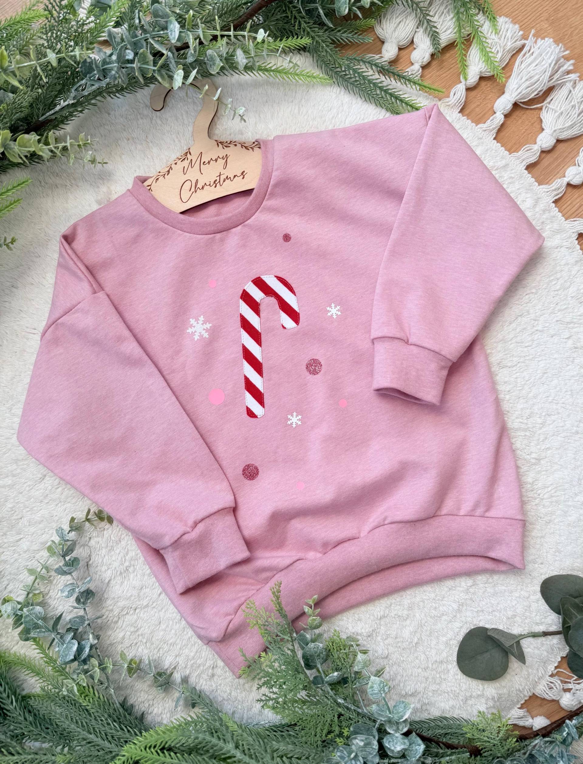 Mode Zum Fest | Oversized Sweater Zuckerstange Weihnachtspullover Weihnachten Mädchen Junge Baby von sschleifenliebee