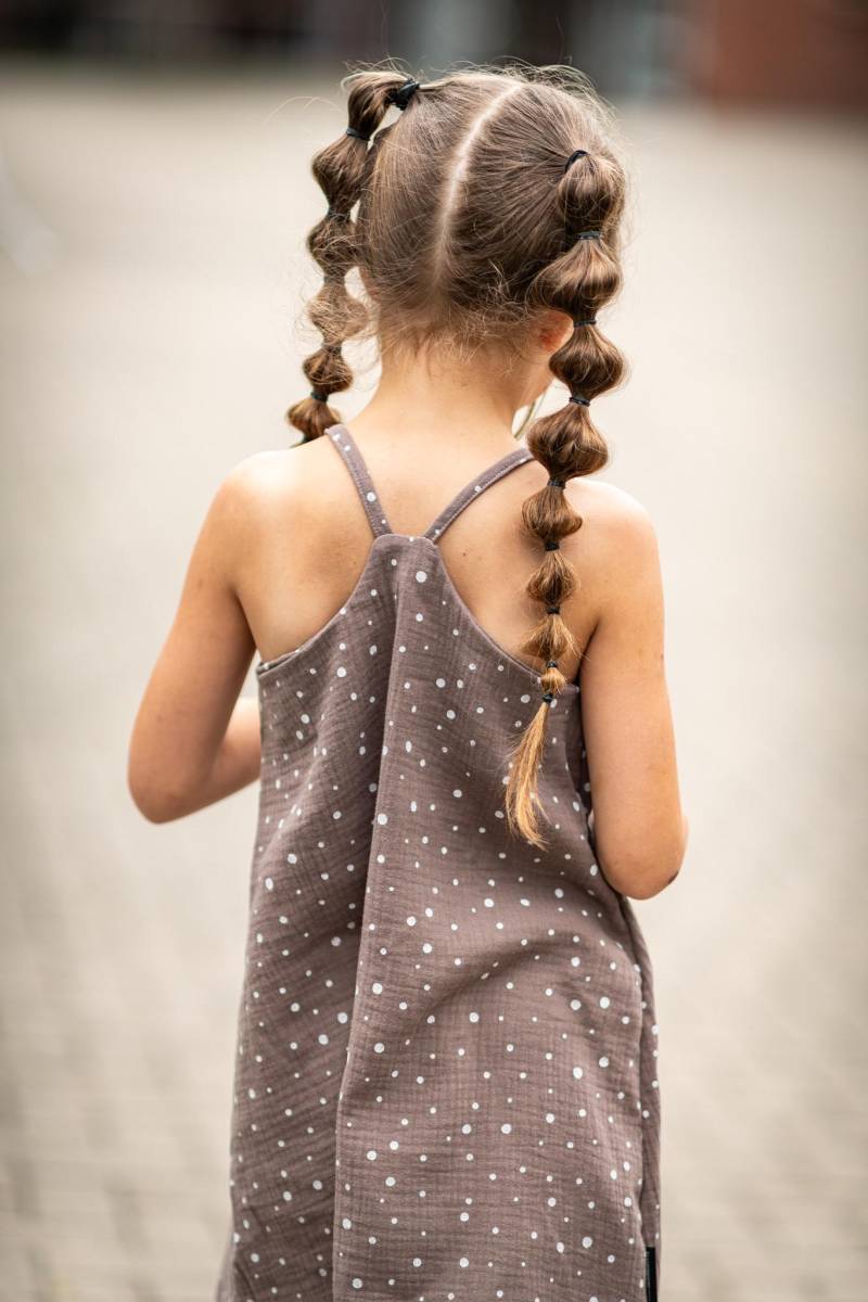 Musselin Sommerkleid | Trägerkleid Hängerchen Musselinkleid Strandkleid Mädchen Kinderkleidung von sschleifenliebee
