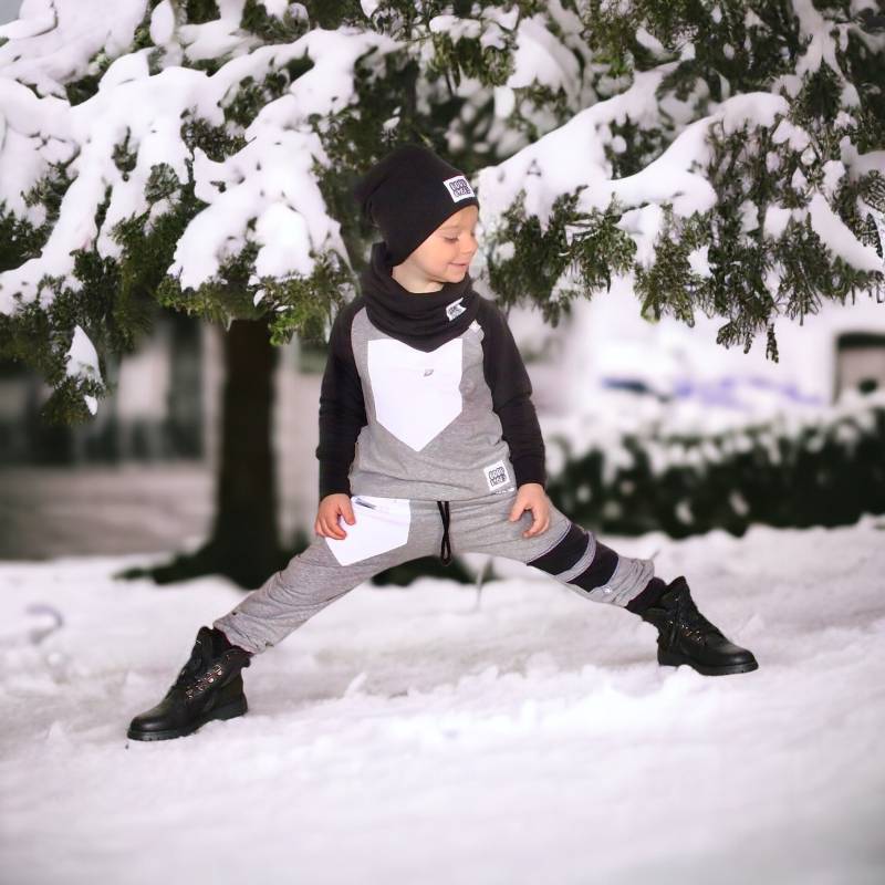 Regular Fit Jogger - Ganzjahressweat Oder Wintersweat Good Vibes Junge Mädchen Baby Kinderkleidung von sschleifenliebee