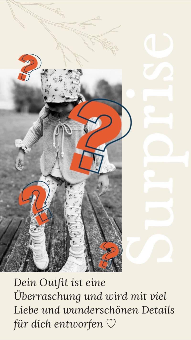 Surprise Outfit | Junge Mädchen Recycling Nachhaltig von sschleifenliebee