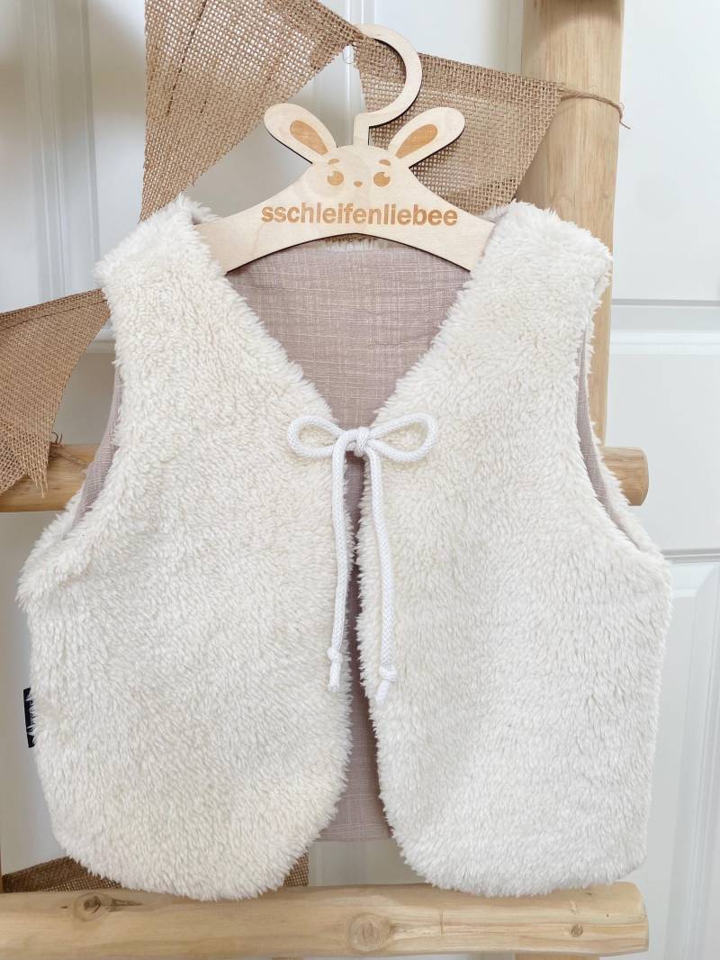 Teddyplüsch Weste | Fellweste Teddyfleece Mädchen Junge Kinderkleidung Teddyplüsch Weste | Fellweste Teddyfleece Mädchen Junge Kinderkleidung von sschleifenliebee