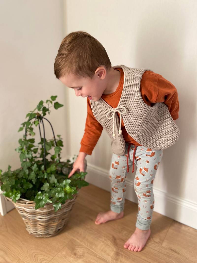 strickweste - Weste Grobstrick Big Knit Unisex Kinderkleidung Mädchen Junge Kind Baby von sschleifenliebee