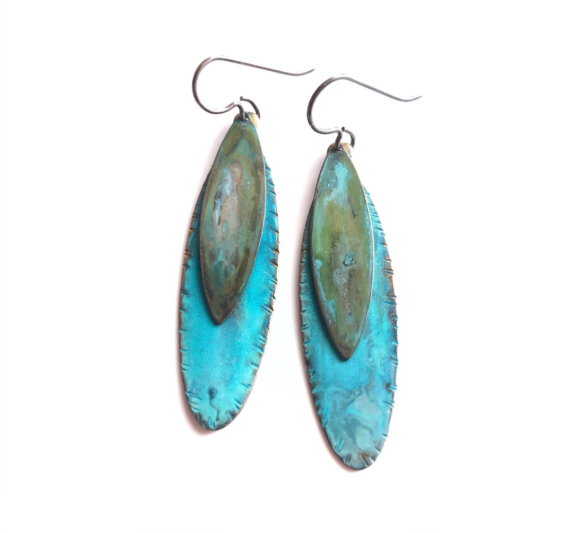 Geschichtet Oval Ohrringe Geschichtet Oval Ohrringe von ssdjewelry