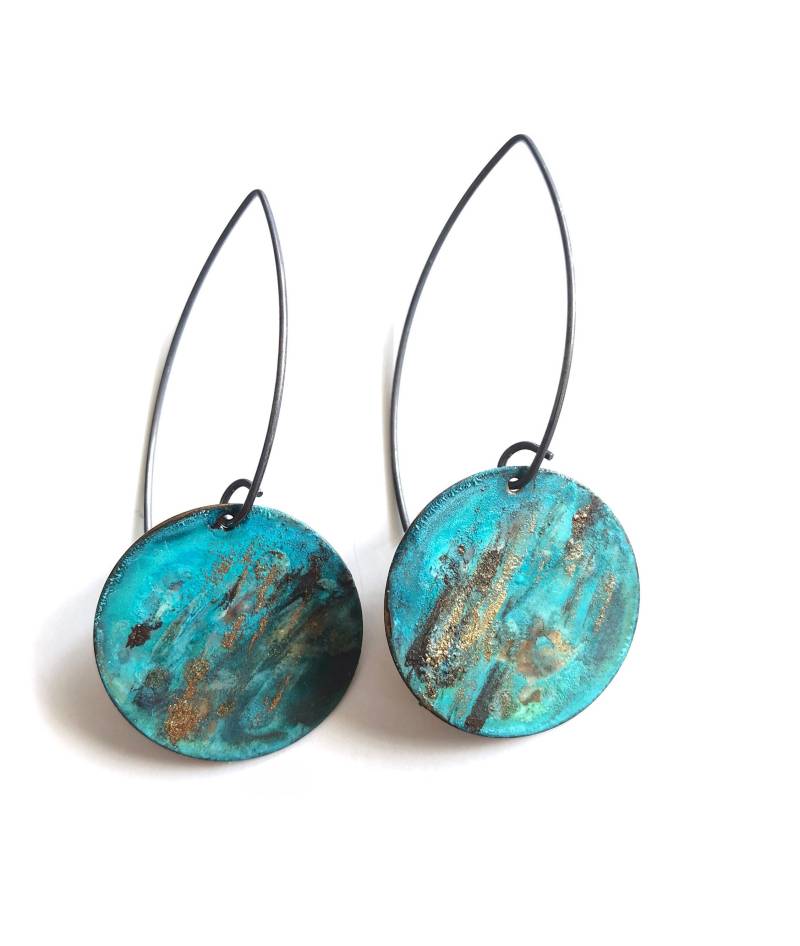 Lido Patina Kreis Ohrringe Lido Patina Kreis Ohrringe von ssdjewelry