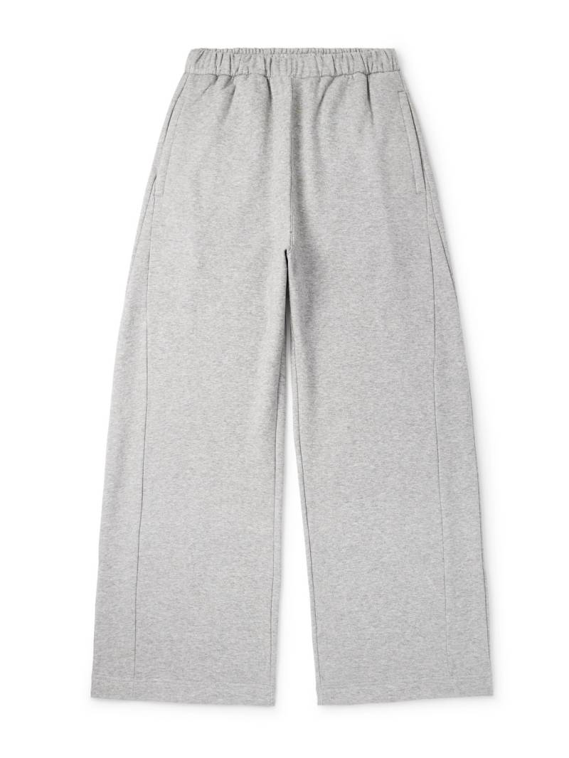 ssstein - Straight-Leg Cotton and Yak-Blend Jersey Sweatpants - Men - Gray - S von ssstein