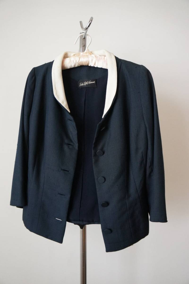 Vintage Saks Fifth Avenue-Top Und Blazer Dunkelblau Navy Vintage Saks Fifth Avenue-Top Und Blazer Dunkelblau Navy von staarshmellow