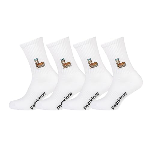 stadtkinder München Socken: Frauenkirche 4er Set Größe 35-38 von stadtkinder