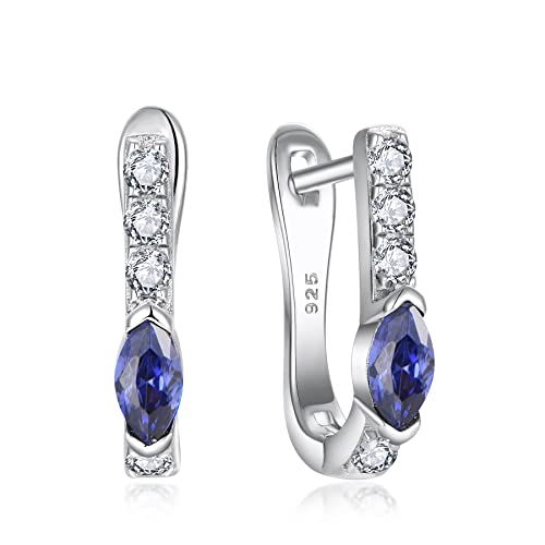 Starnny Creolen Silber 925 Huggie Damen Creolen Set 3A Zirkonia Dezember Geburtsstein Tansanit Kreolen Weißgold Ohrringe für Frauen Starnny Creolen Silber 925 Huggie Damen Creolen Set 3A Zirkonia Dezember Geburtsstein Tansanit Kreolen Weißgold Ohrringe für Frauen von starchenie