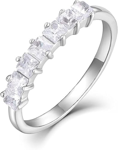 starchenie Damen Ewigkeitsringe 925 Sterling Silber Weiß Geburtsstein 5A Zirkonia Jahrestag Verlobungsring Größe 52 starchenie Damen Ewigkeitsringe 925 Sterling Silber Weiß Geburtsstein 5A Zirkonia Jahrestag Verlobungsring Größe 52 von starchenie