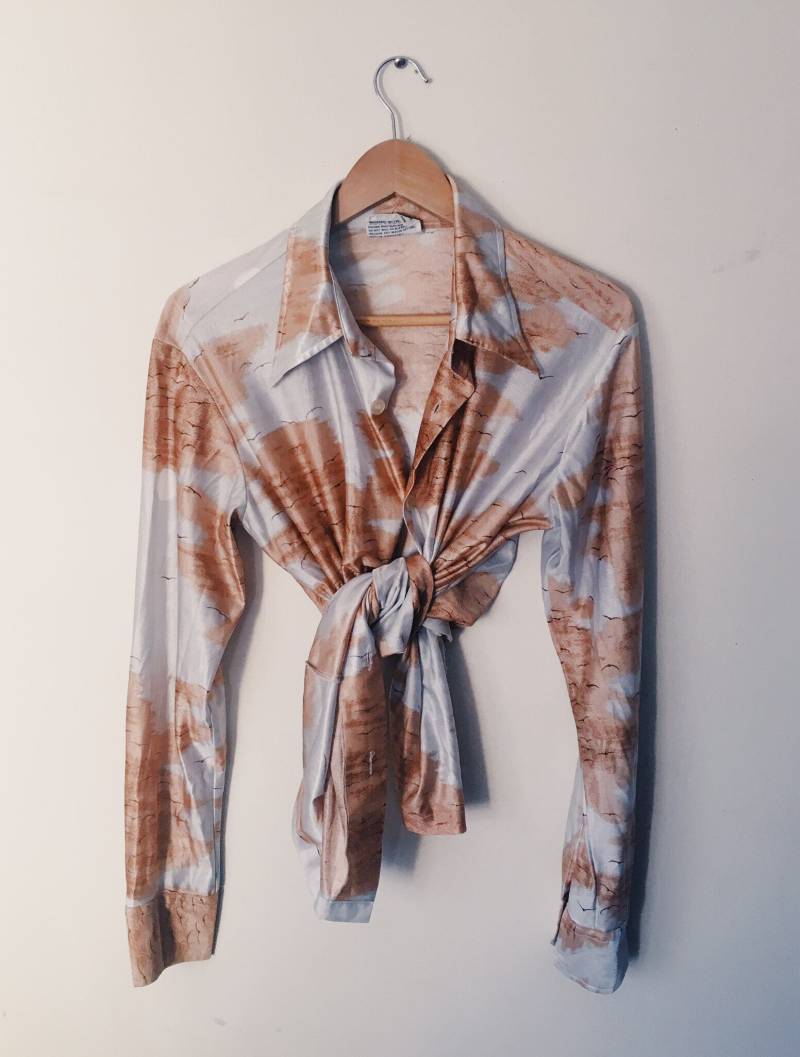 Vintage 1970S Studio One By Kampus Tanktop Braun von stardustpirates