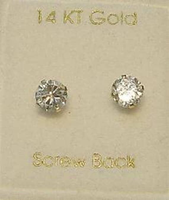 Neue 14Kt Gold 5 Mm Durchmesser Baby Ball Ohrstecker Neue 14Kt Gold 5 Mm Durchmesser Baby Ball Ohrstecker von starfinding