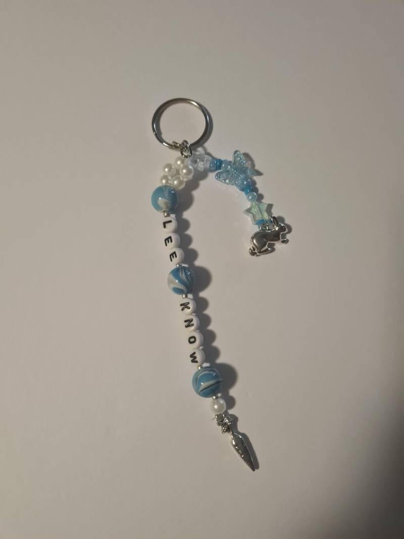 Schlüsselanhänger Stray Kids Kpop Custom Individuell Perlen von starlost31