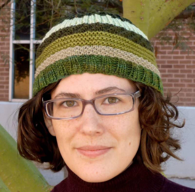 Grün Gestreifte Strickmütze Für Unisex Erwachsene | Frauen, Männer von starsHaberdashery