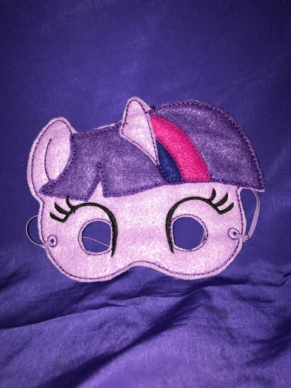Gestickten Pony Inspiriert Fühlte Play Maske Gestickten Pony Inspiriert Fühlte Play Maske von starvisions