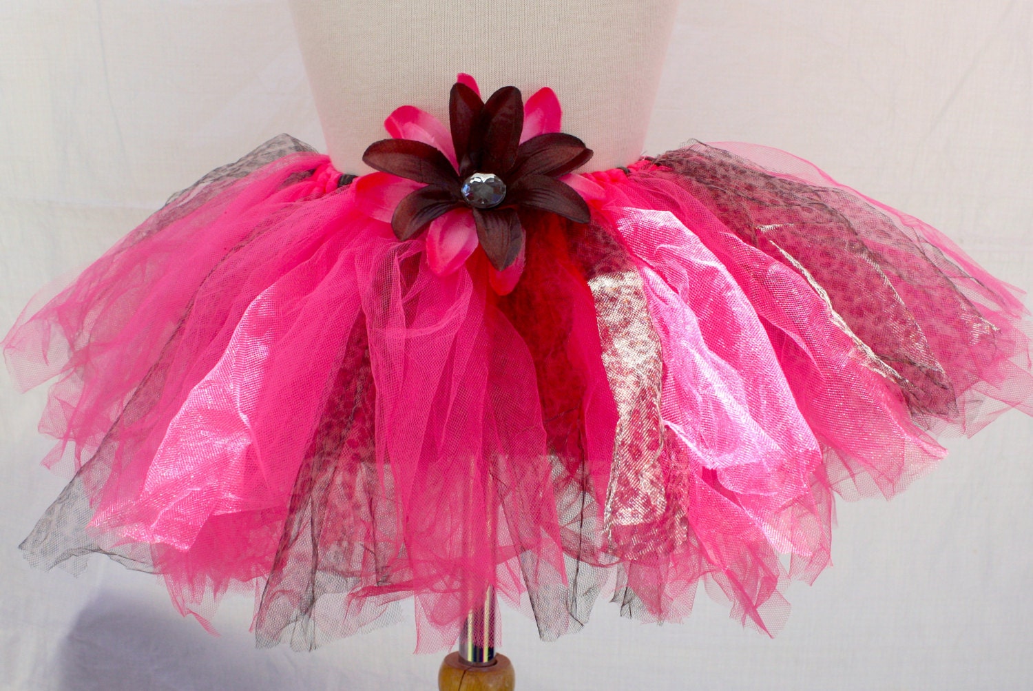 Hot Pink Und Cheetah Custom Genäht Tutu Set - Groß Für Anzieh, Rave, Laufen Hot Pink Und Cheetah Custom Genäht Tutu Set - Groß Für Anzieh, Rave, Laufen von starvisions