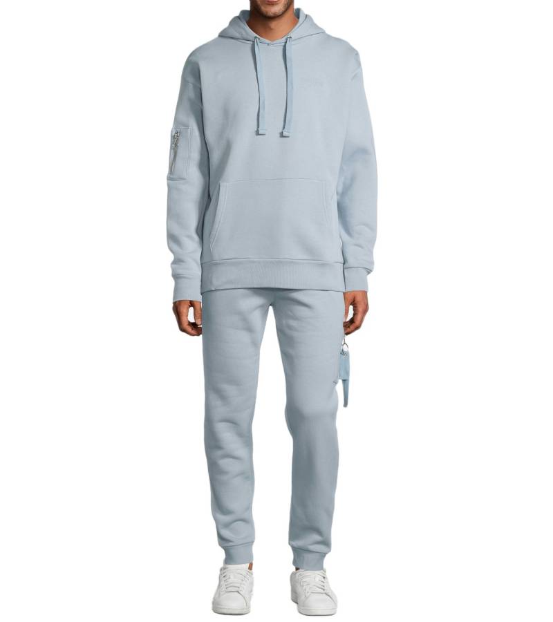 steffen klein Herren Jogginganzug modischer Trainings-Anzug Homewear 9008001 Blau von steffen klein